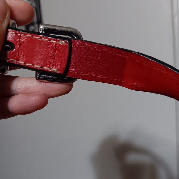 Vintage Coach NIB Red Leather Dog Collar XS - Picture 6 of 10
